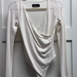 Abercrombie Soft A&F Cozy Wrap Bodysuit